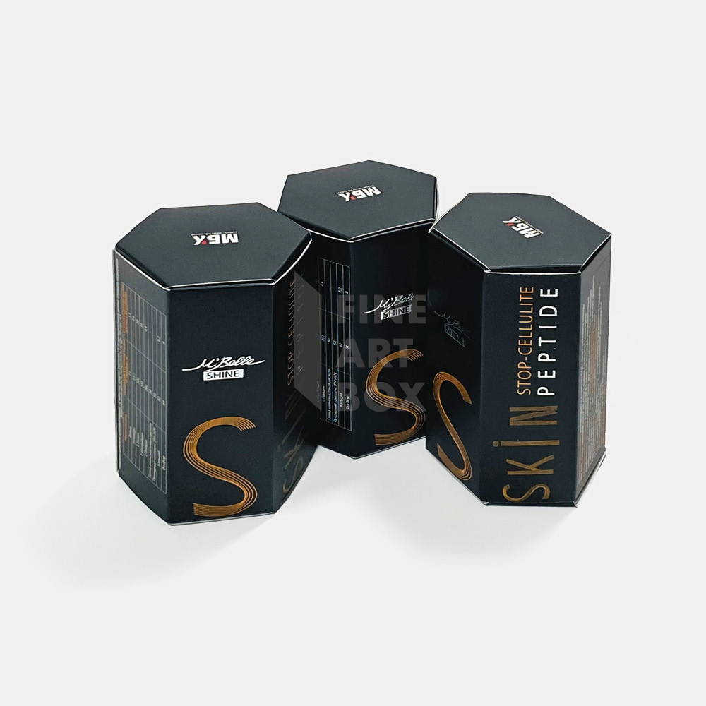 Самосборные картонные коробки шестигранной формы