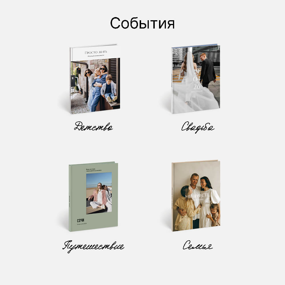 Фотокнига «Точка притяжения» <br />в твердой фотообложке Фотокнига «Точка притяжения» <br />в твердой фотообложке
