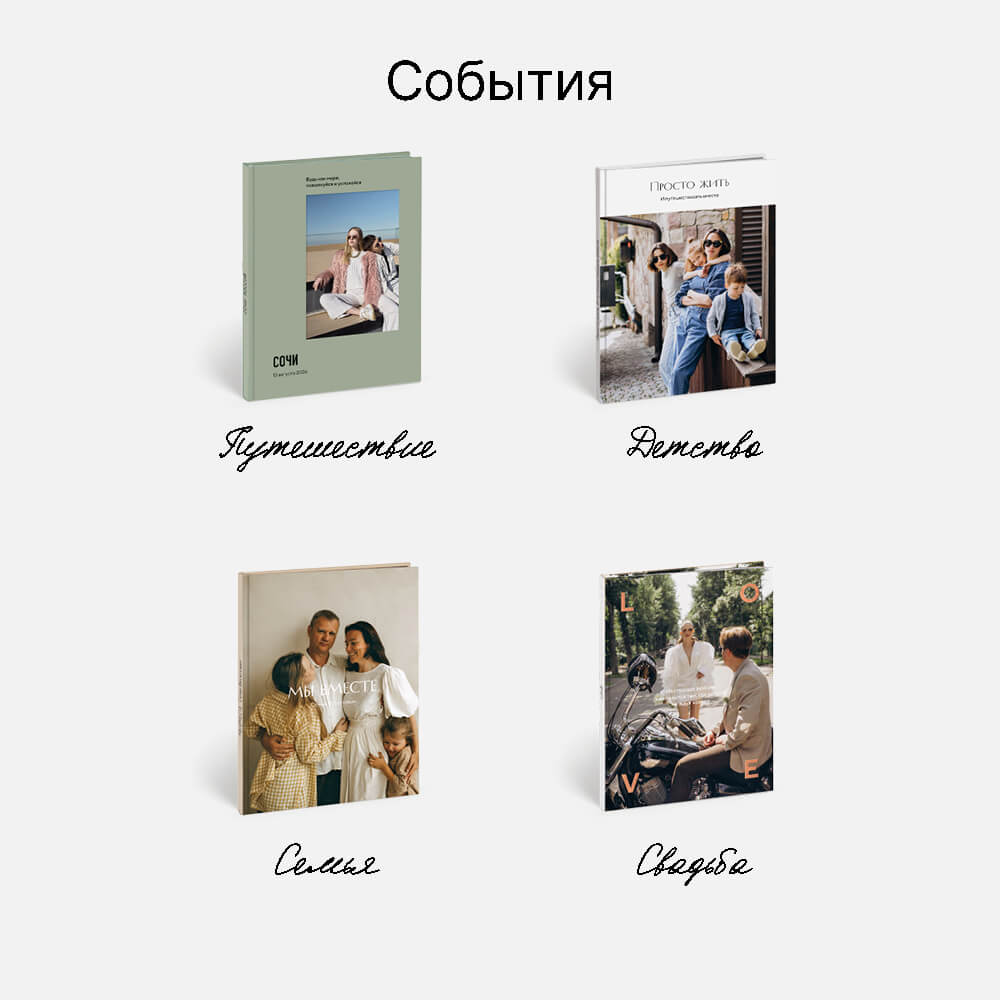 Фотокнига «Здесь-и-сейчас» <br />в твердой фотообложке
