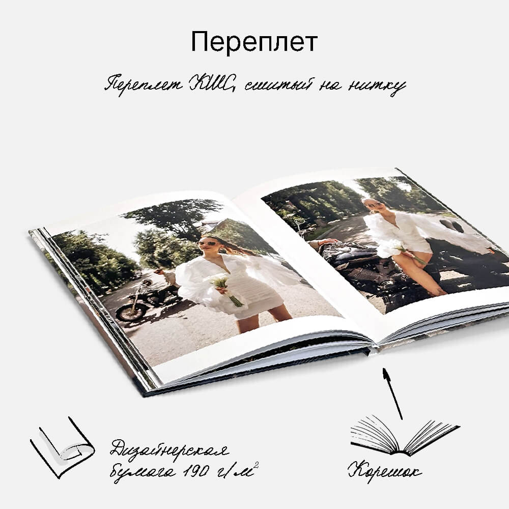Фотокнига «Меньше – лучше» <br />в твердой фотообложке