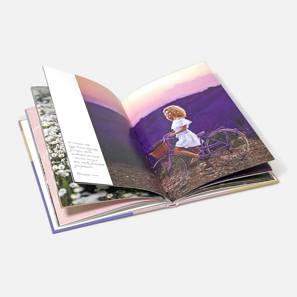 Фотокнига с печатью по ткани Фотокнига с печатью по ткани