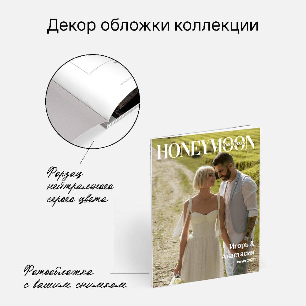 Фотокнига  Gloss Honeymoon <br />в мягкой фотообложке