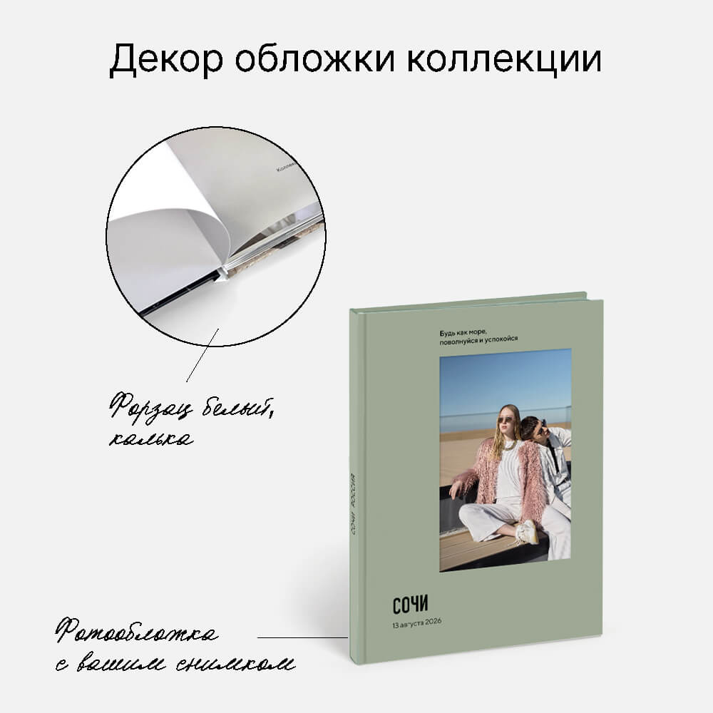Фотокнига «Здесь-и-сейчас» <br />в твердой фотообложке