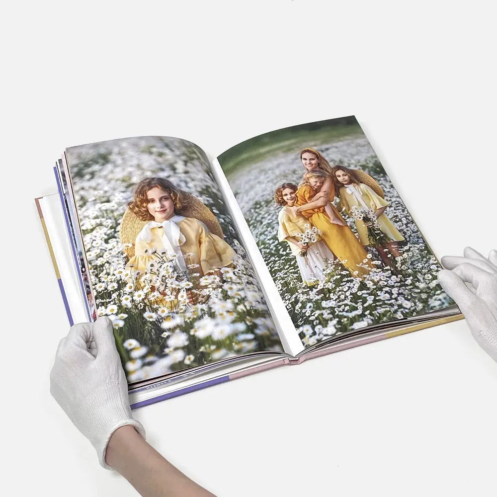 Фотокнига с печатью по ткани Фотокнига с печатью по ткани