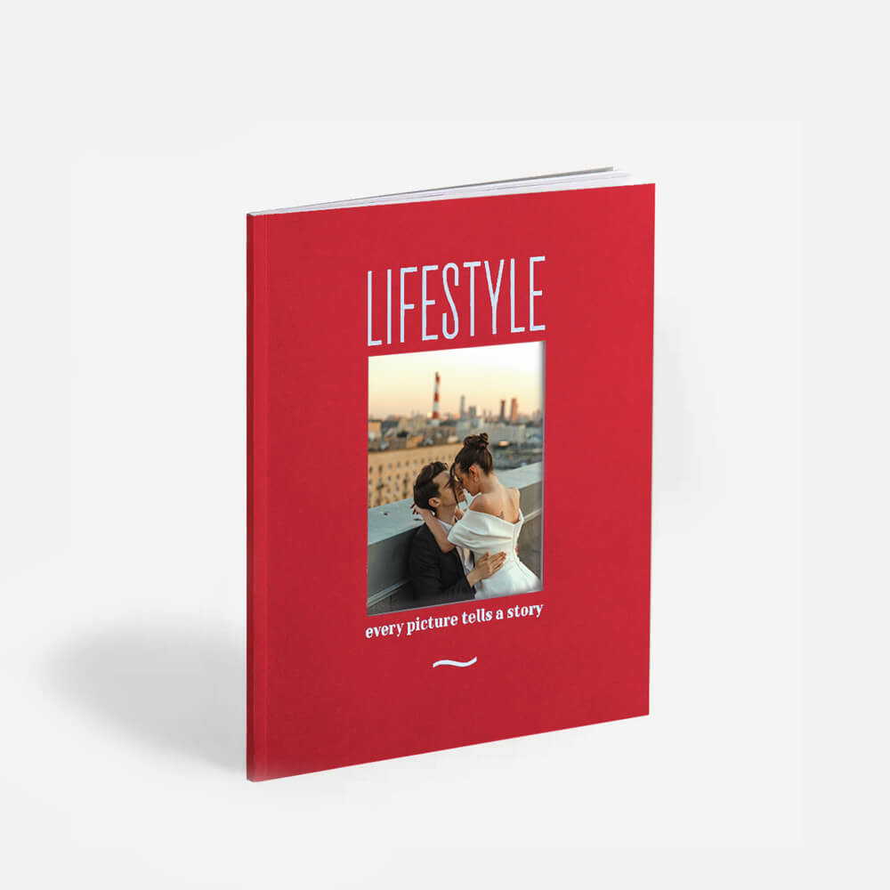 Фотокнига Lifestyle Red в мягкой обложке