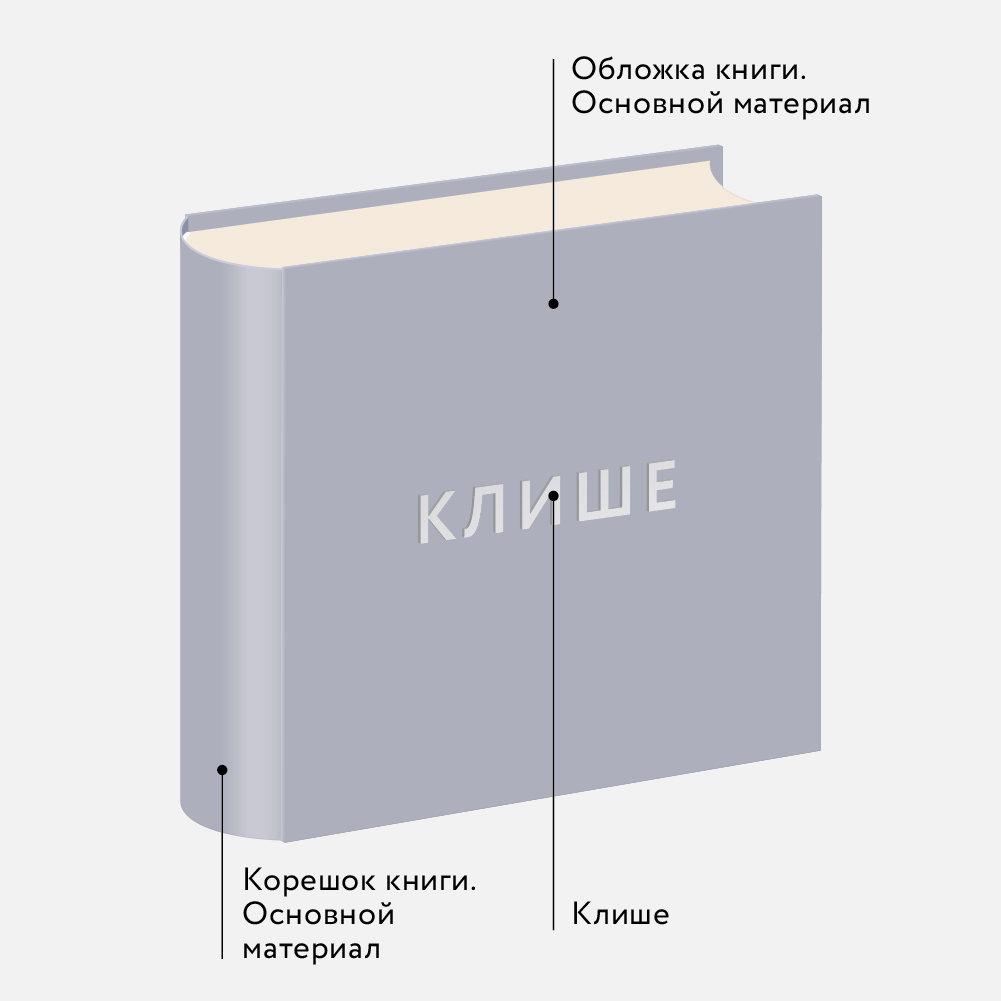 Цельнокройная c тиснением
