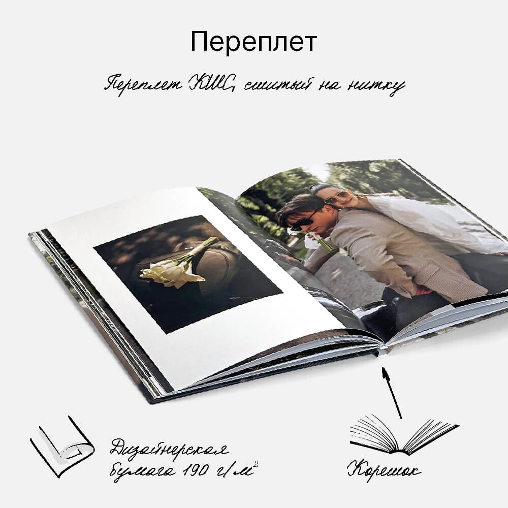 Фотокнига «Акценты» <br />в твердой фотообложке Фотокнига «Акценты» <br />в твердой фотообложке