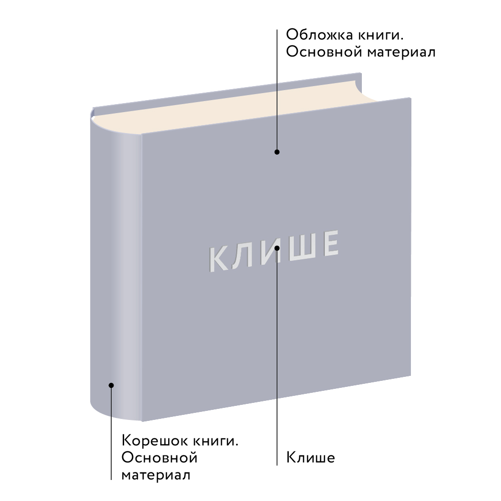 Цельнокройная c тиснением