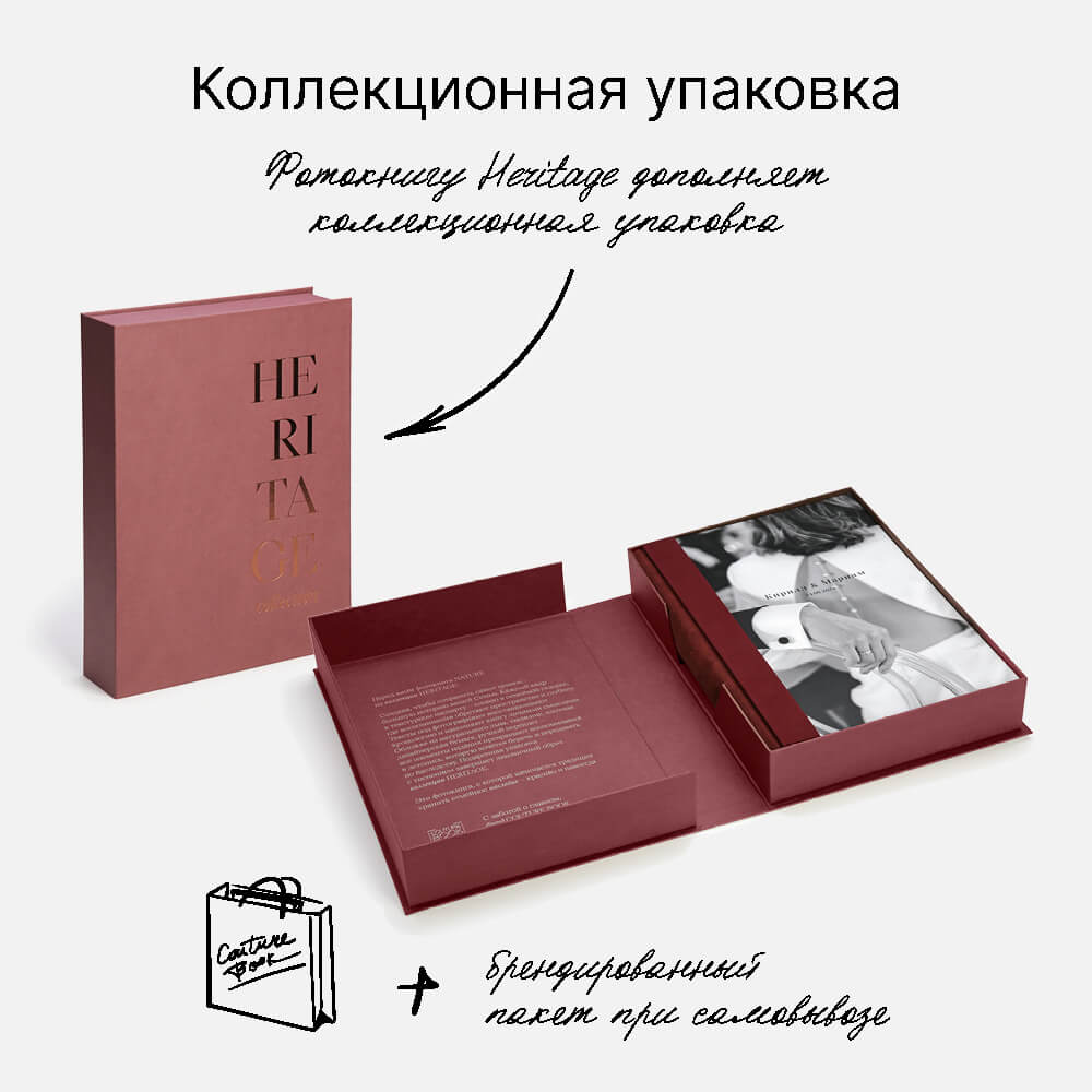 Фотокнига Burgundi <br />в твердой обложке с паспарту