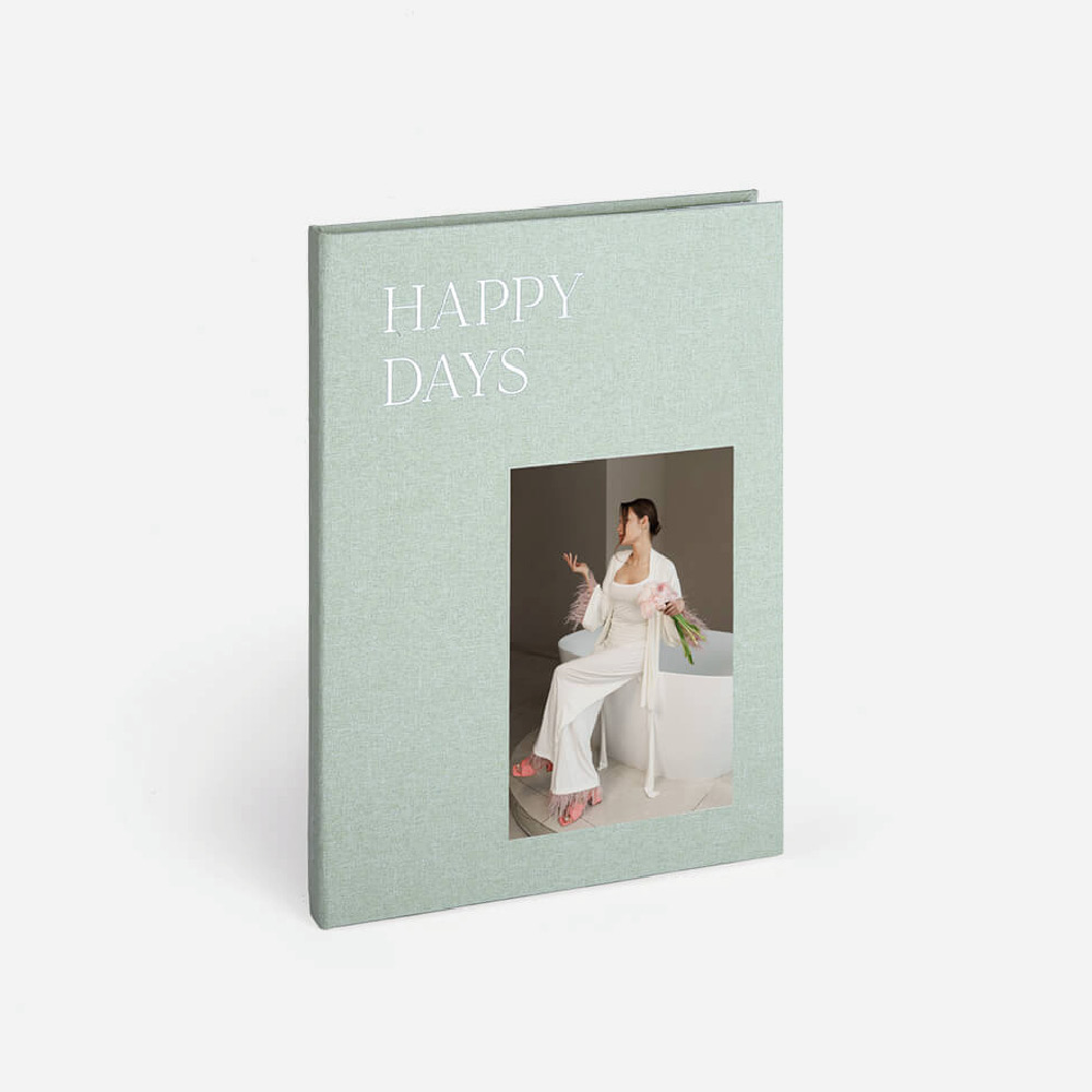 Фотокнига Happy Days в тканевом переплете