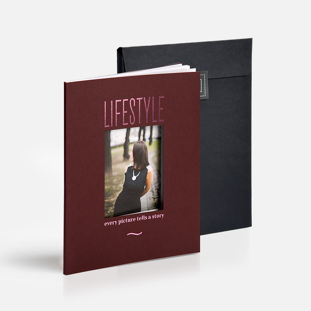 Фотокнига Lifestyle Burgundy <br />в мягкой обложке