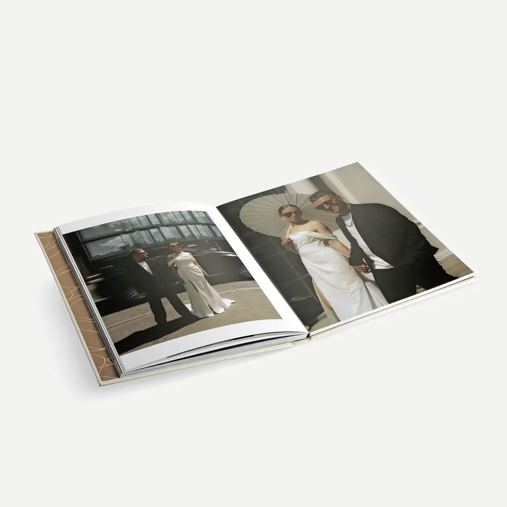 Фотокнига Our Wedding White в тканевом переплете