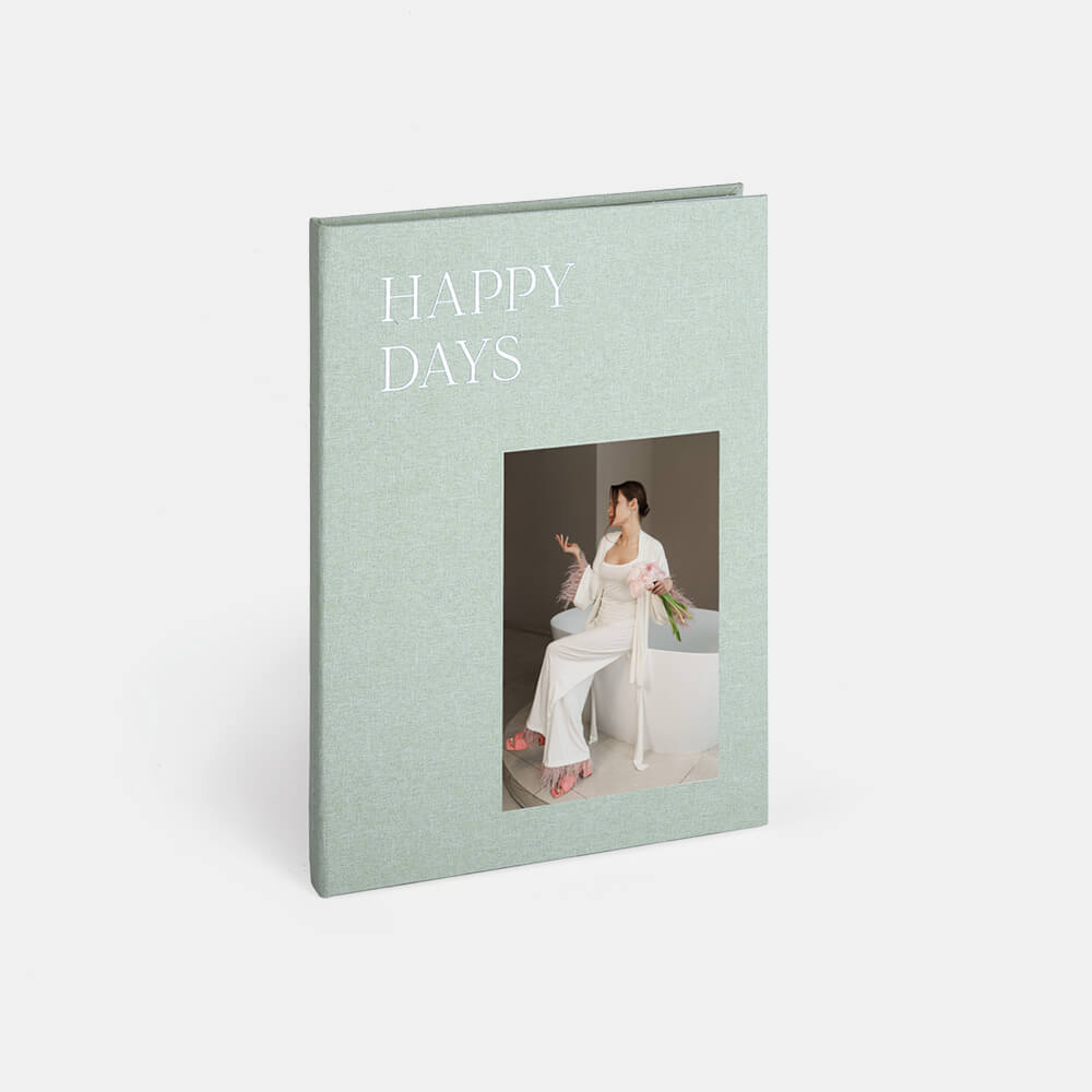 Фотокнига Happy Days в тканевом переплете