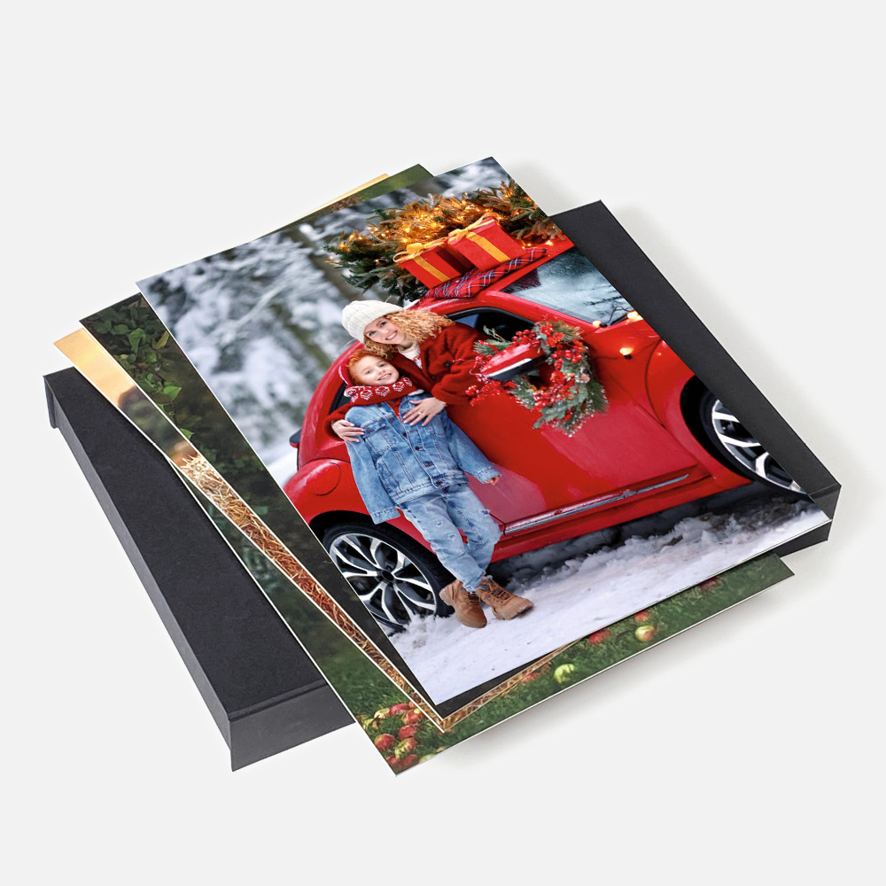 Комплект из 12 фотокарточек без паспарту в упаковке