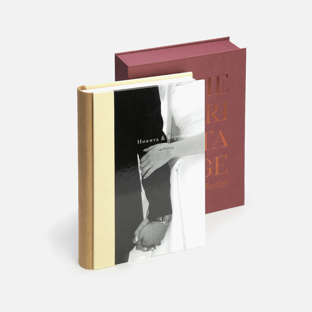 Фотокнига Mocha Mousse <br />в твердой обложке с паспарту