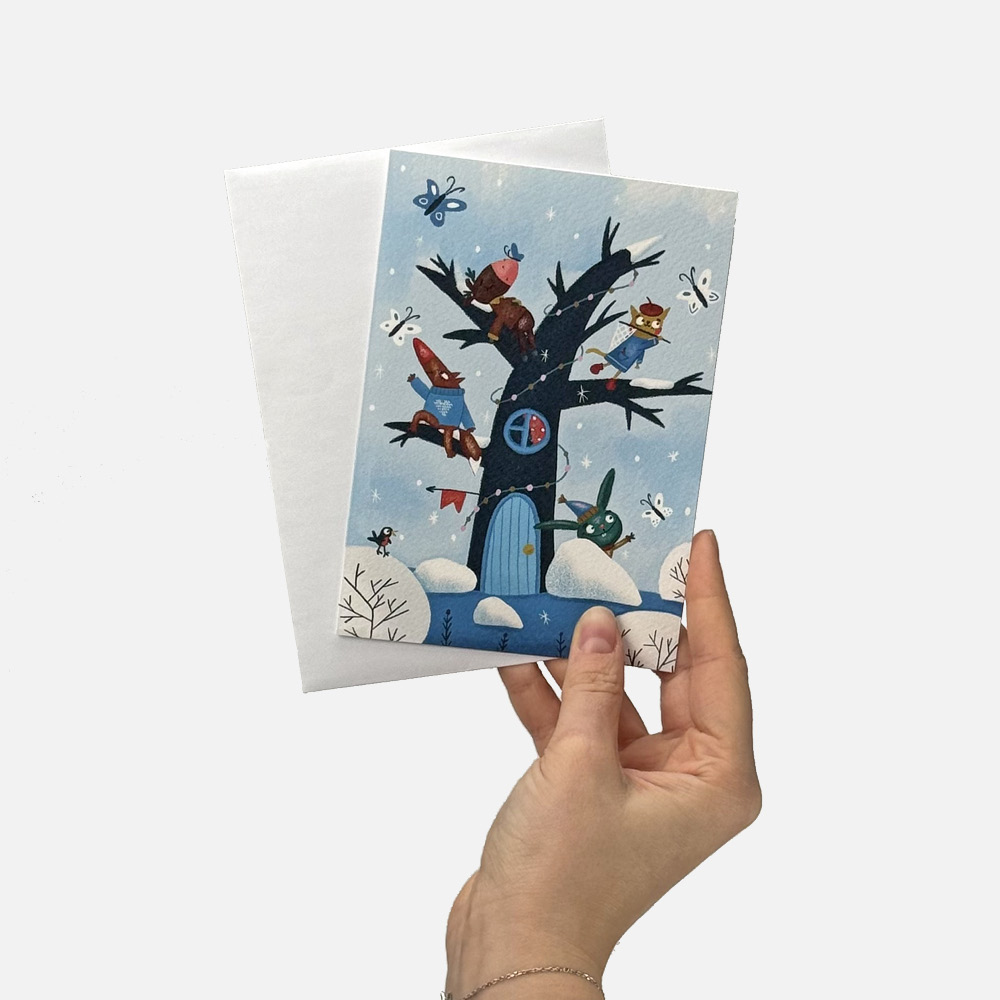 Новогодняя открытка 1