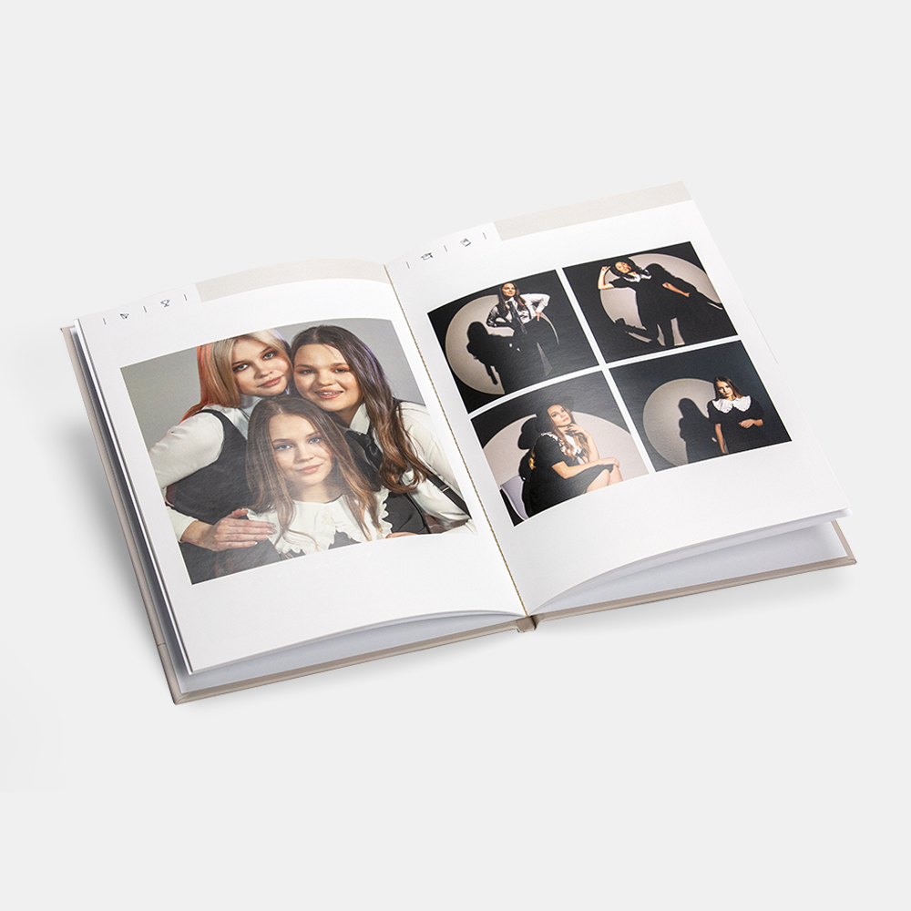 Выпускной альбом в твердой 3D-обложке «Классика»