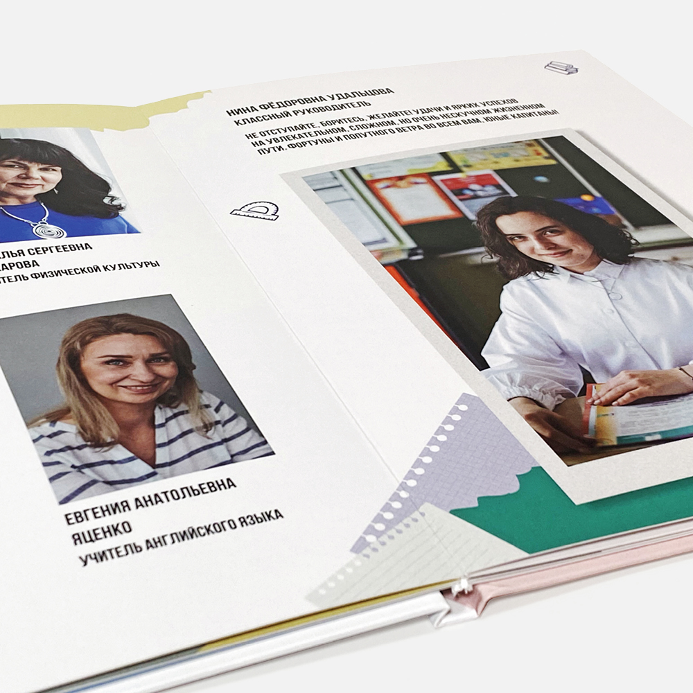 Выпускной альбом в твердой фотообложке «Аппликация» Выпускной альбом в твердой фотообложке «Аппликация»