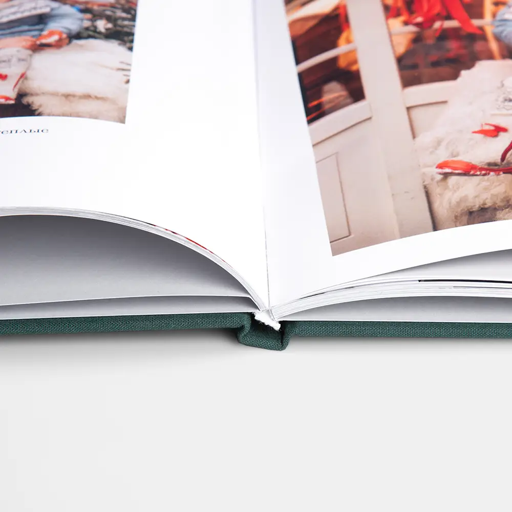 Новогодняя коллекционная Happy New Year фотокнига в тканевой обложке Новогодняя коллекционная Happy New Year фотокнига в тканевой обложке