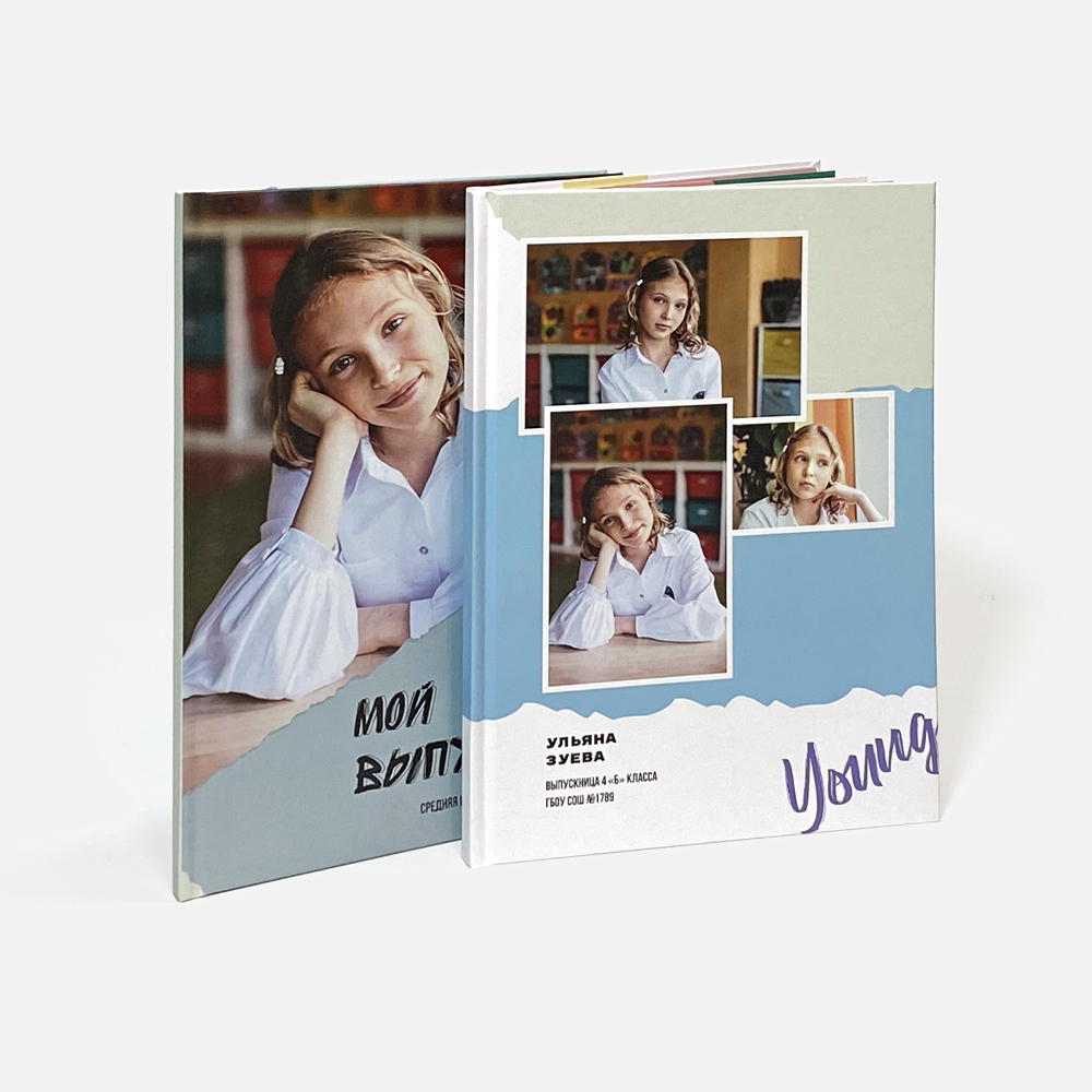Выпускной альбом в твердой фотообложке «Аппликация» Выпускной альбом в твердой фотообложке «Аппликация»