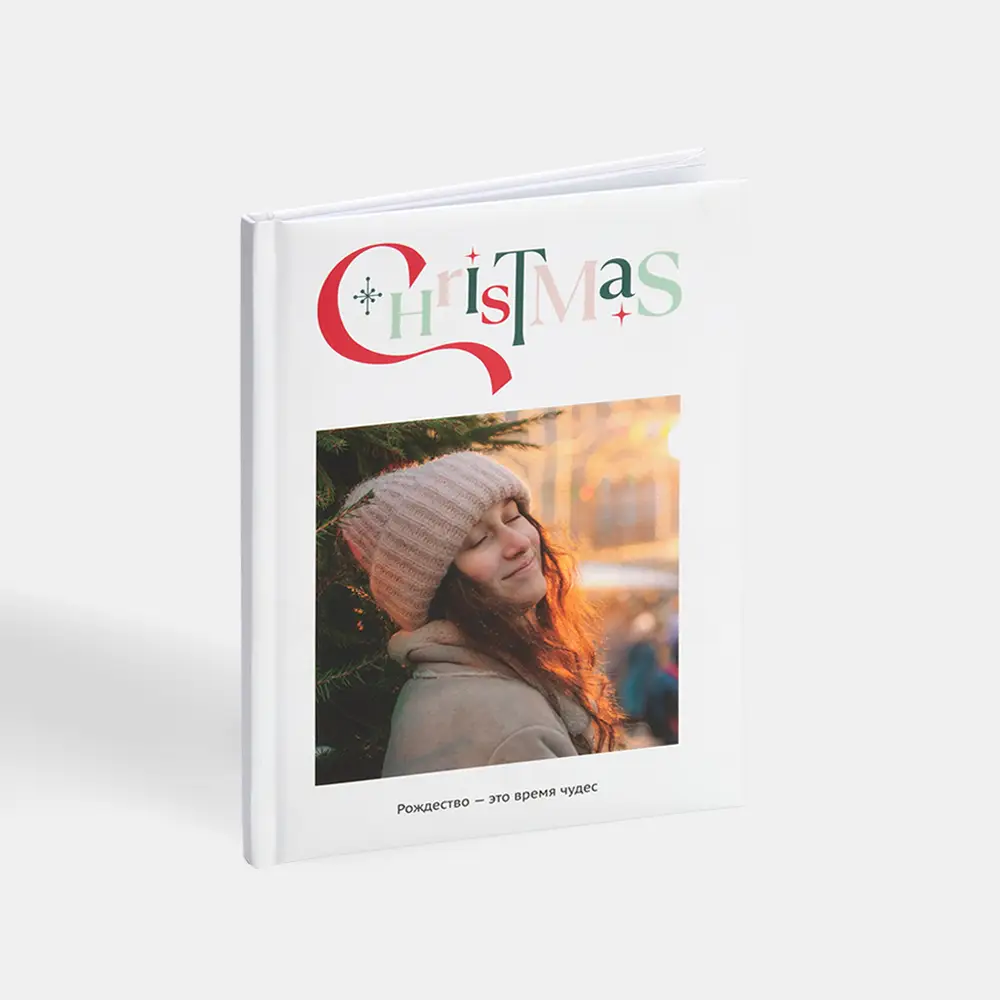 Новогодний вертикальный минибук Christmas Новогодний вертикальный минибук Christmas