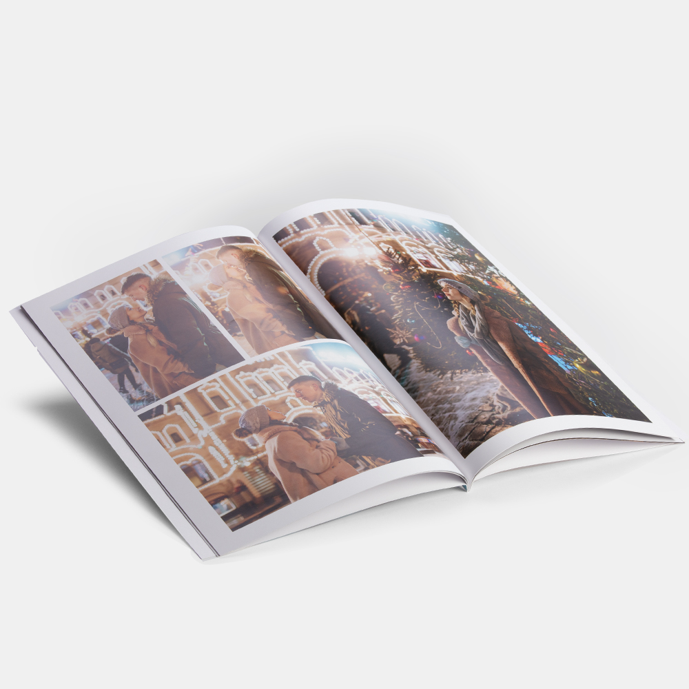 Новогодняя фотокнига Happy New Year в мягкой фотообложке Новогодняя фотокнига Happy New Year в мягкой фотообложке