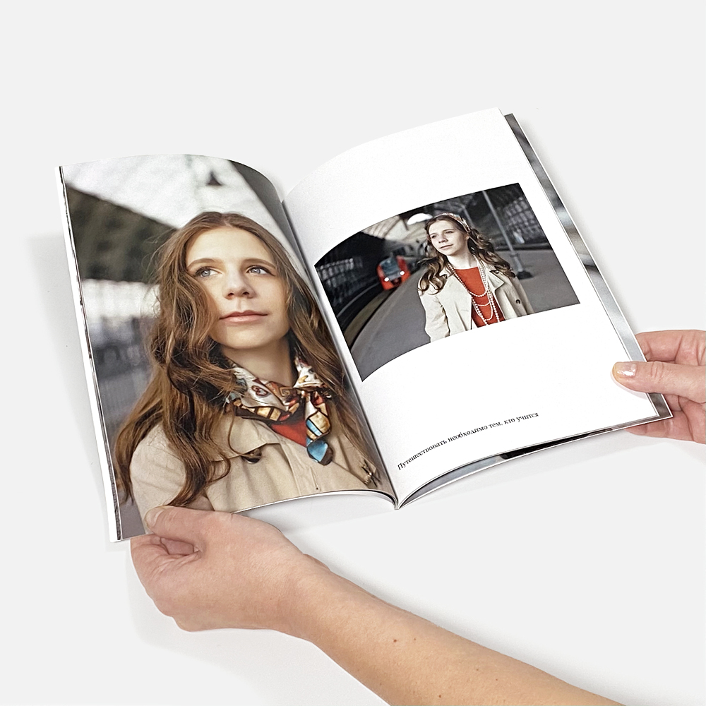 Вертикальный минибук в мягкой фотообложке Вертикальный минибук в мягкой фотообложке